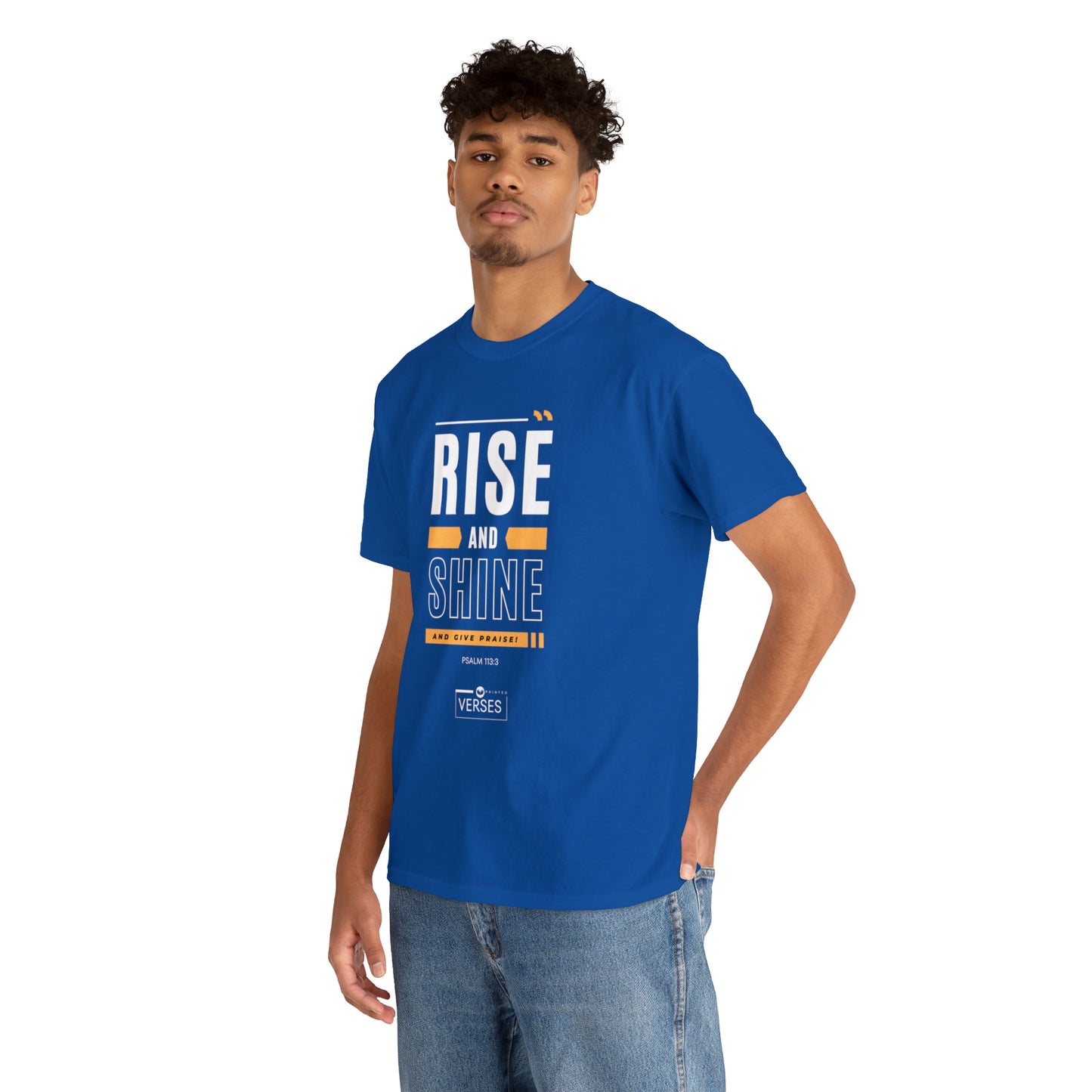 RISE AND SHINE AND GIVE PRAISE - DRK TEE