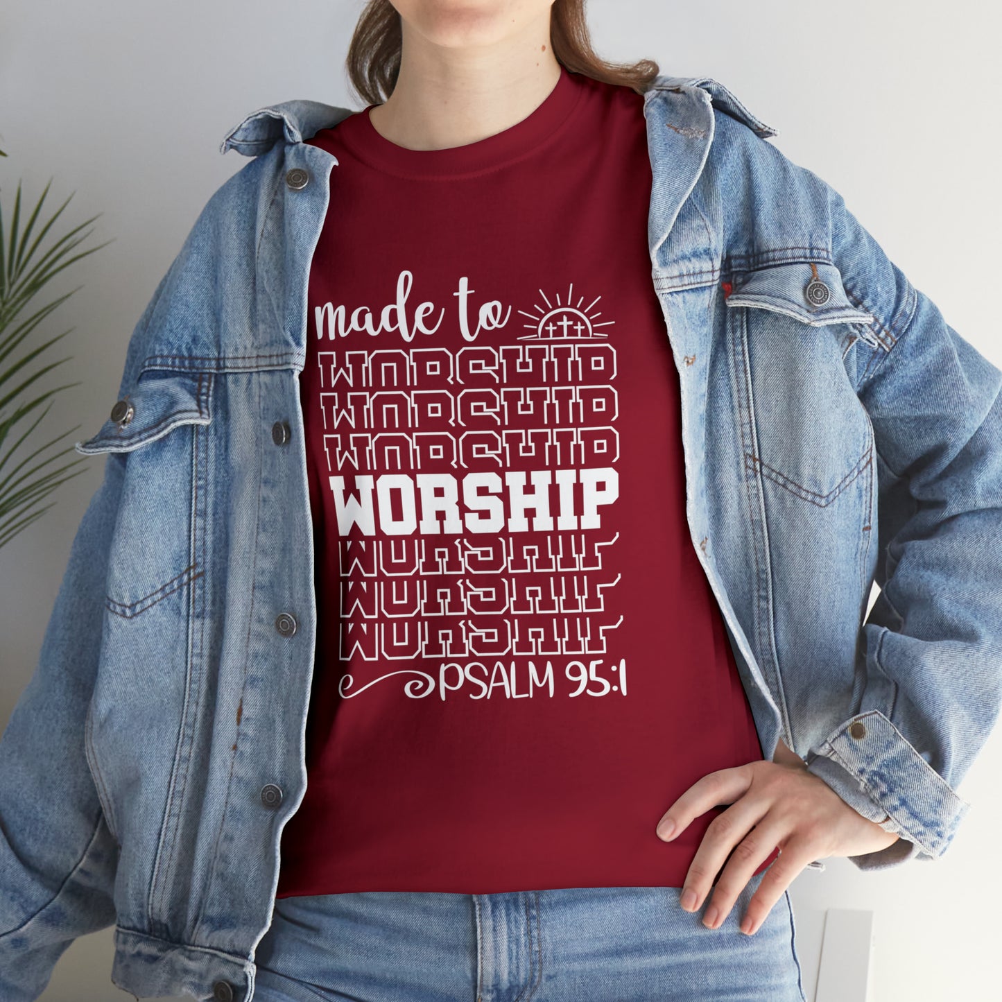 MADE TO WORSHIP - DRK TEE