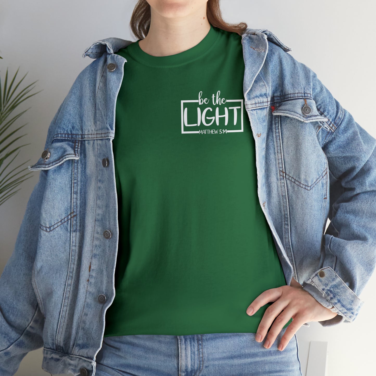 BE THE LIGHT BADGE - DRK TEE