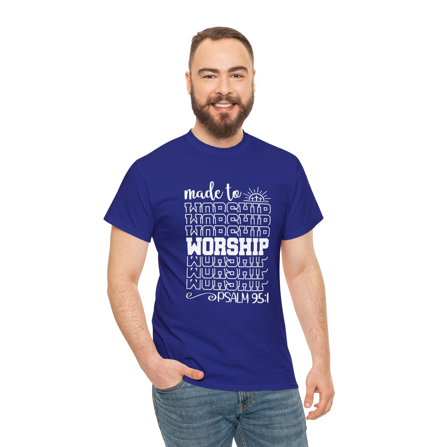 MADE TO WORSHIP - DRK TEE