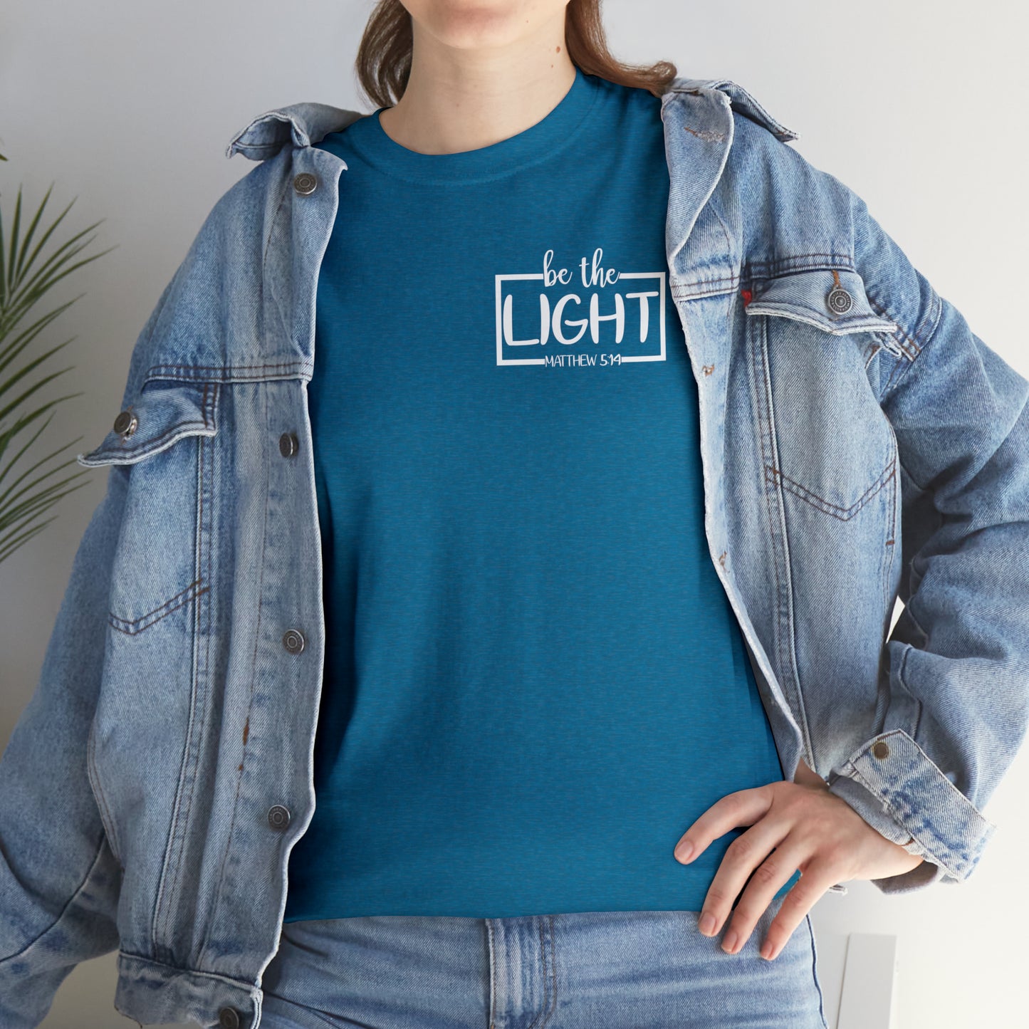 BE THE LIGHT BADGE - DRK TEE
