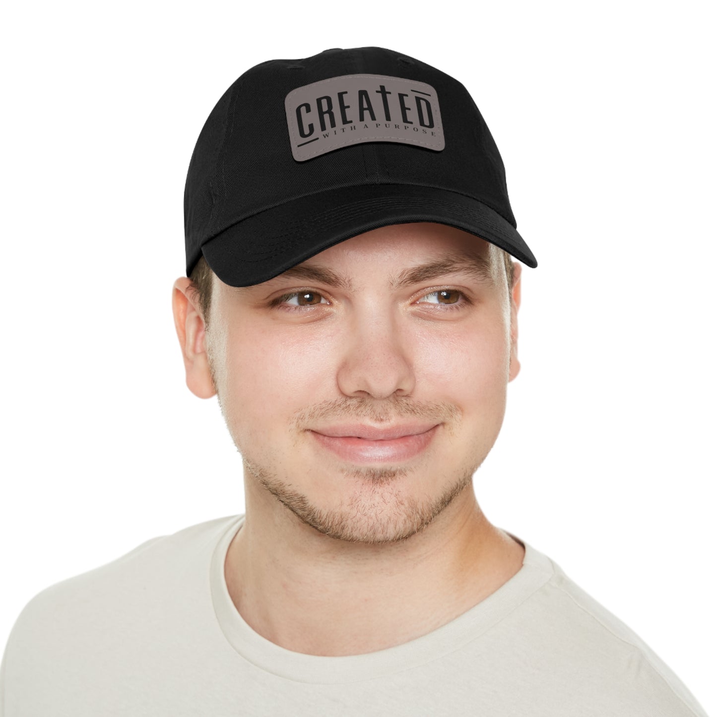 CREATED WITH PURPOSE - LEATHER PATCH CAP