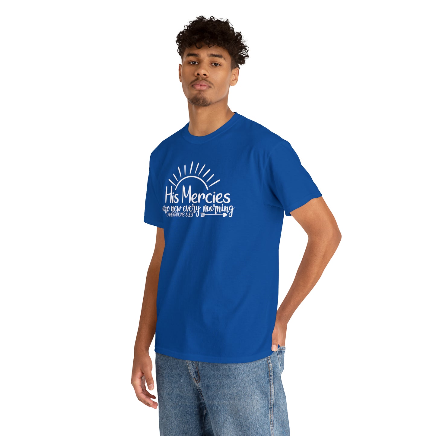 HIS MERCIES ARE NEW EVERY MORNING - DRK TEE