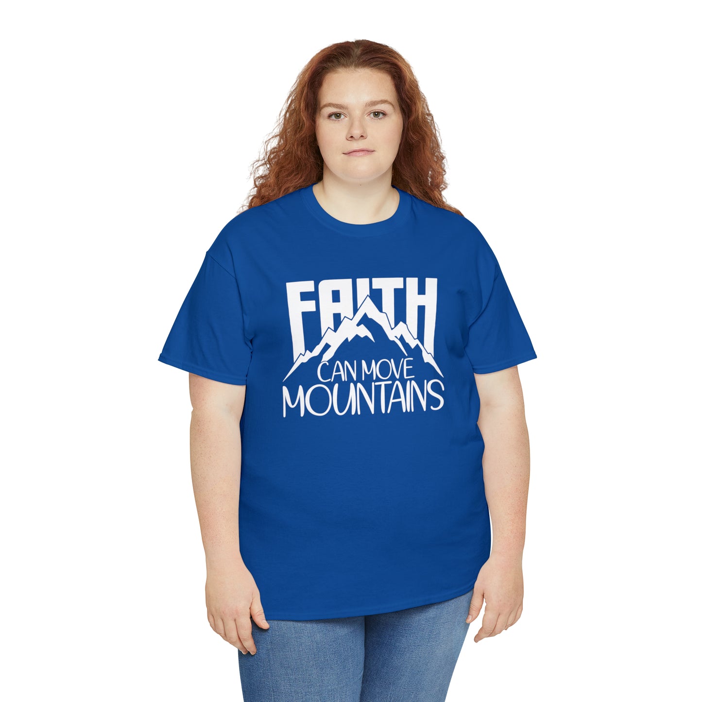 FAITH CAN MOVE MOUNTAINS - DRK TEE
