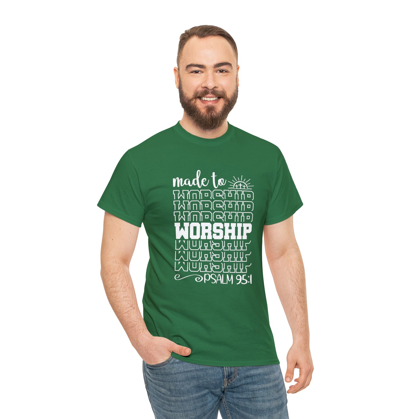 MADE TO WORSHIP - DRK TEE