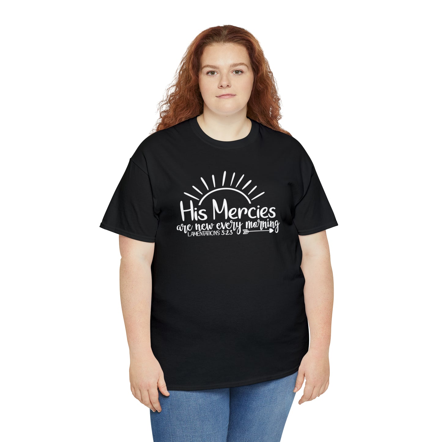 HIS MERCIES ARE NEW EVERY MORNING - DRK TEE