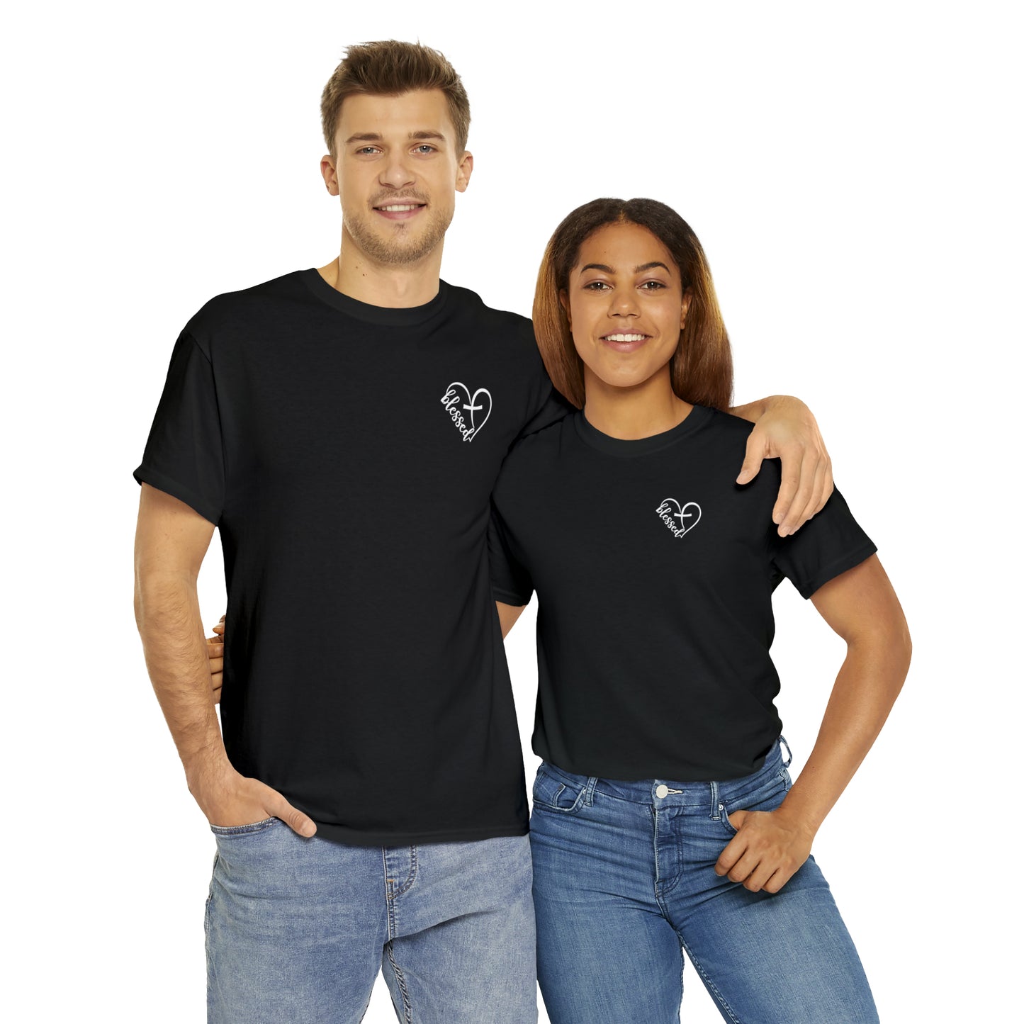 BLESSED HEART - DRK TEE