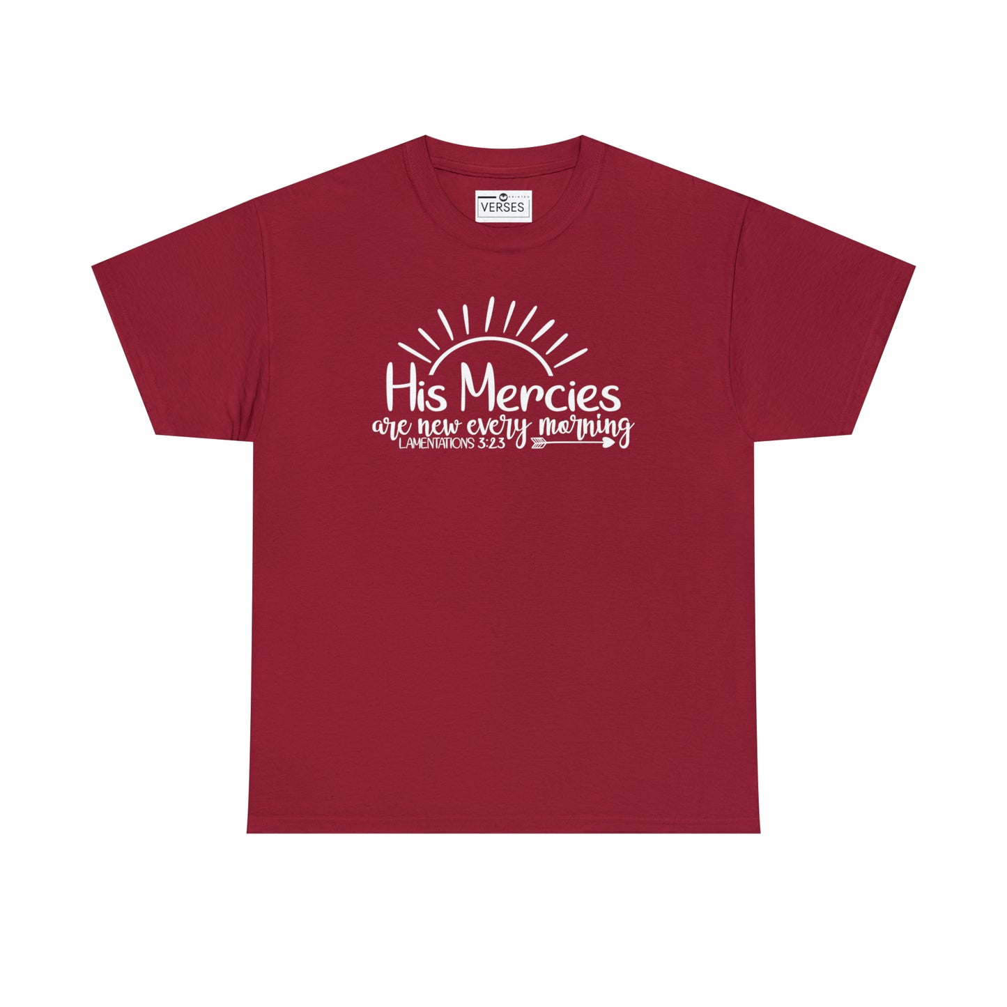HIS MERCIES ARE NEW EVERY MORNING - DRK TEE
