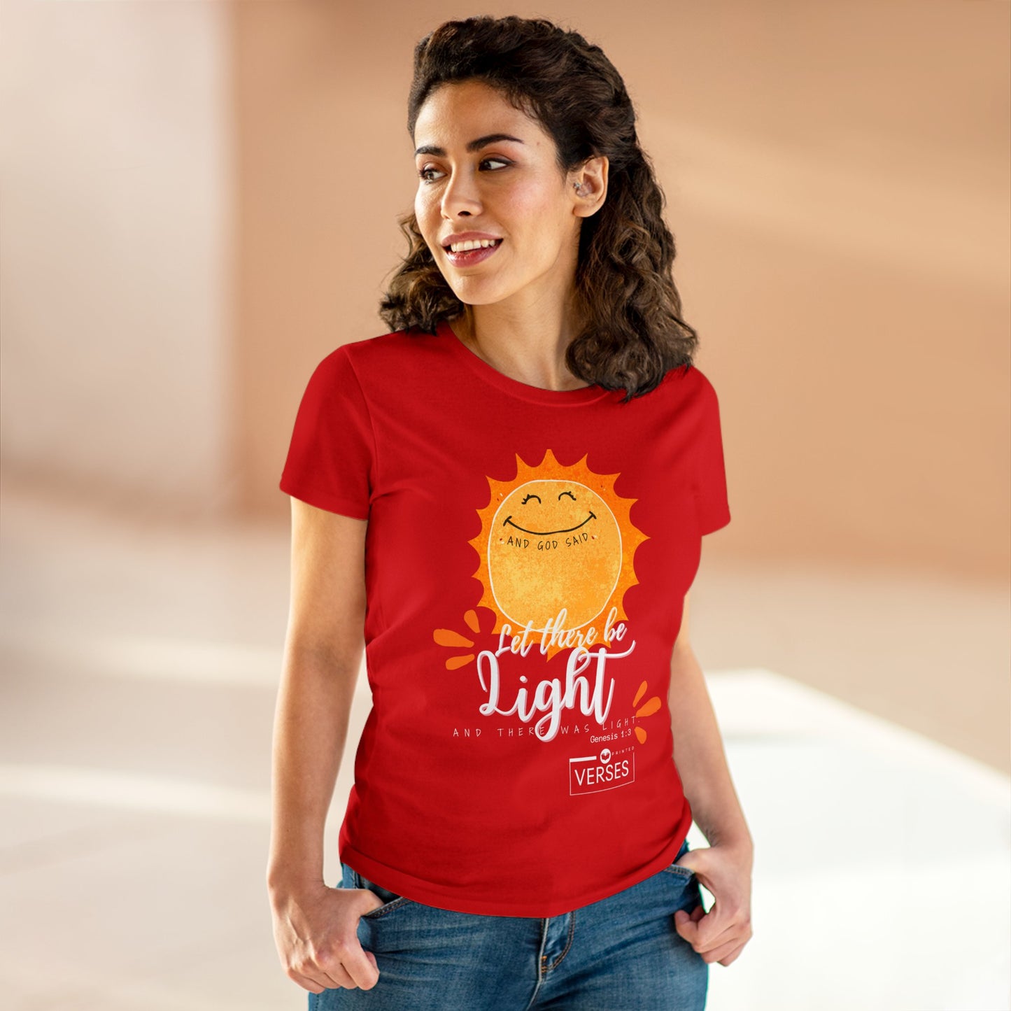 LET THERE BE LIGHT - LADIES DRK TEE