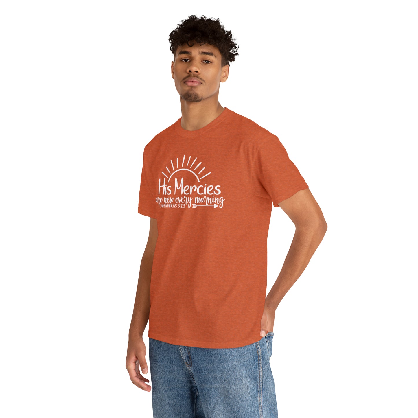 HIS MERCIES ARE NEW EVERY MORNING - DRK TEE