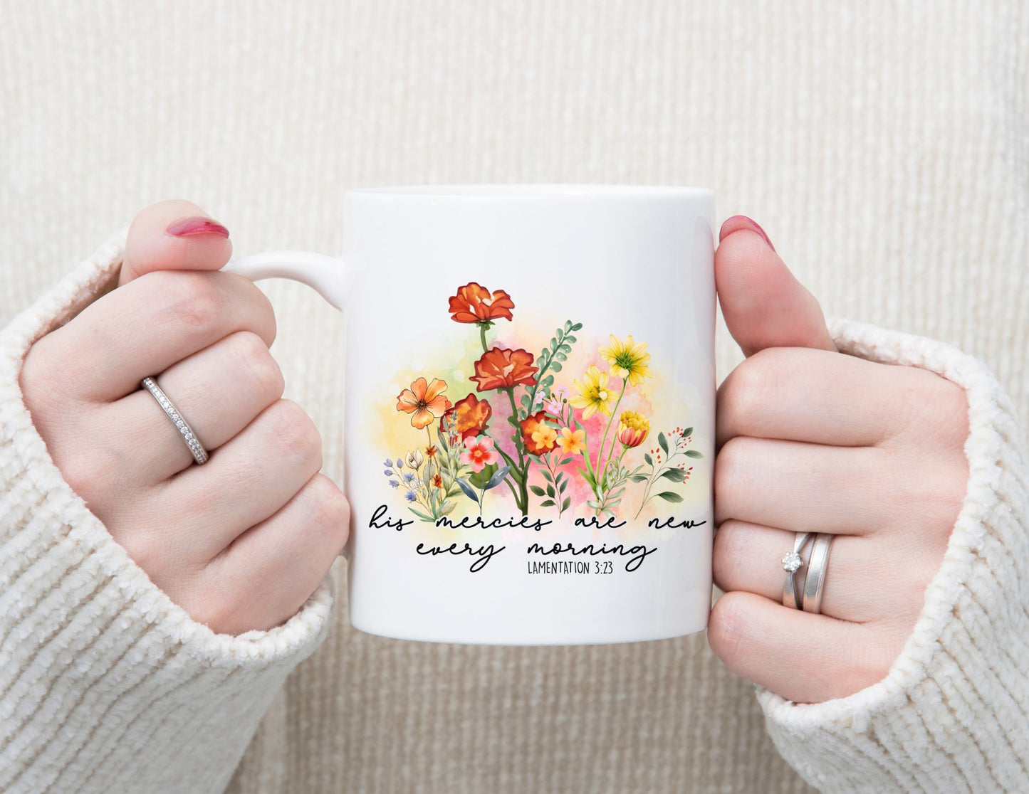 LAMENTATION 3:23 NEW EVERY MORNING - MIRACLE MUG