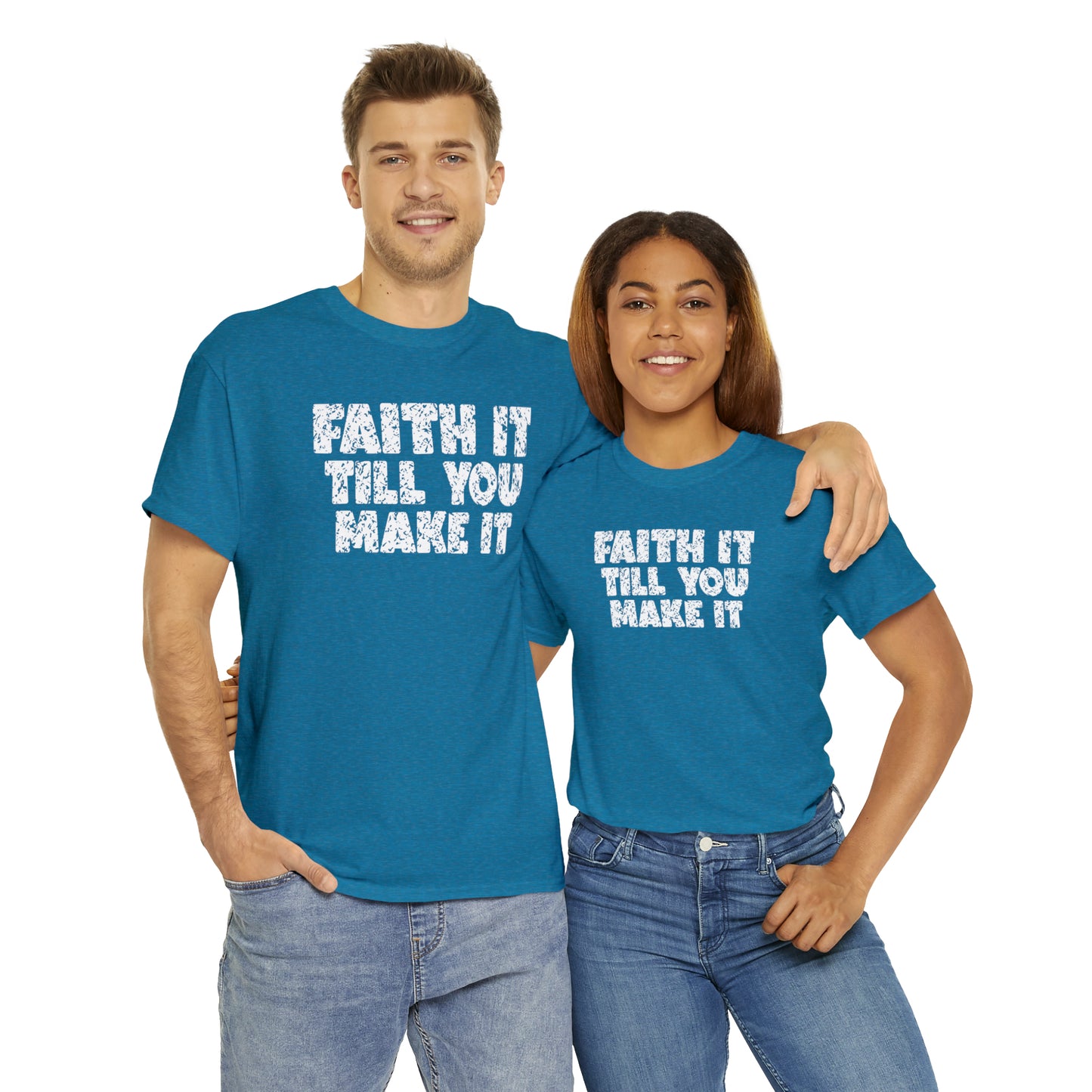 FAITH IT TILL YOU MAKE IT - DRK TEE