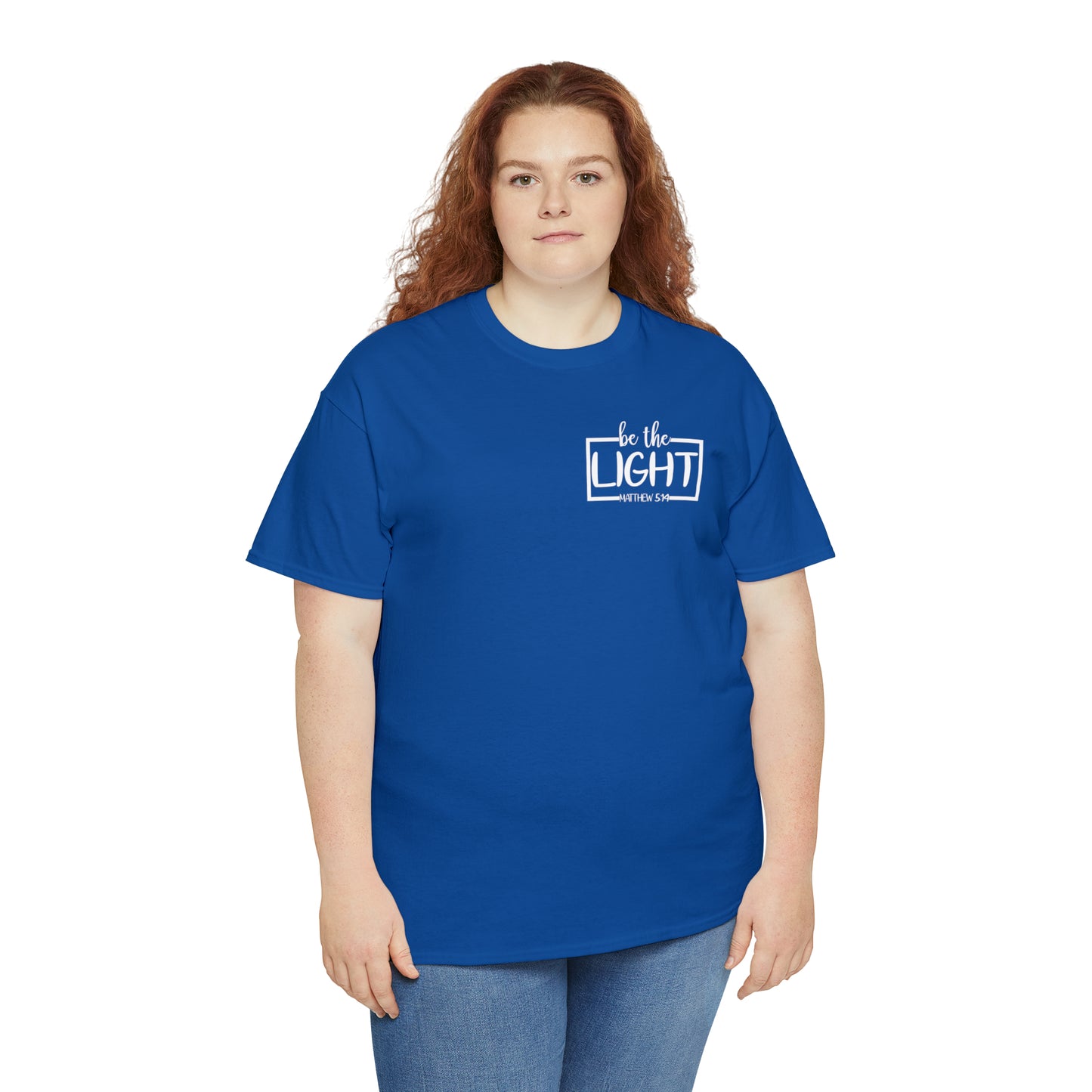 BE THE LIGHT BADGE - DRK TEE