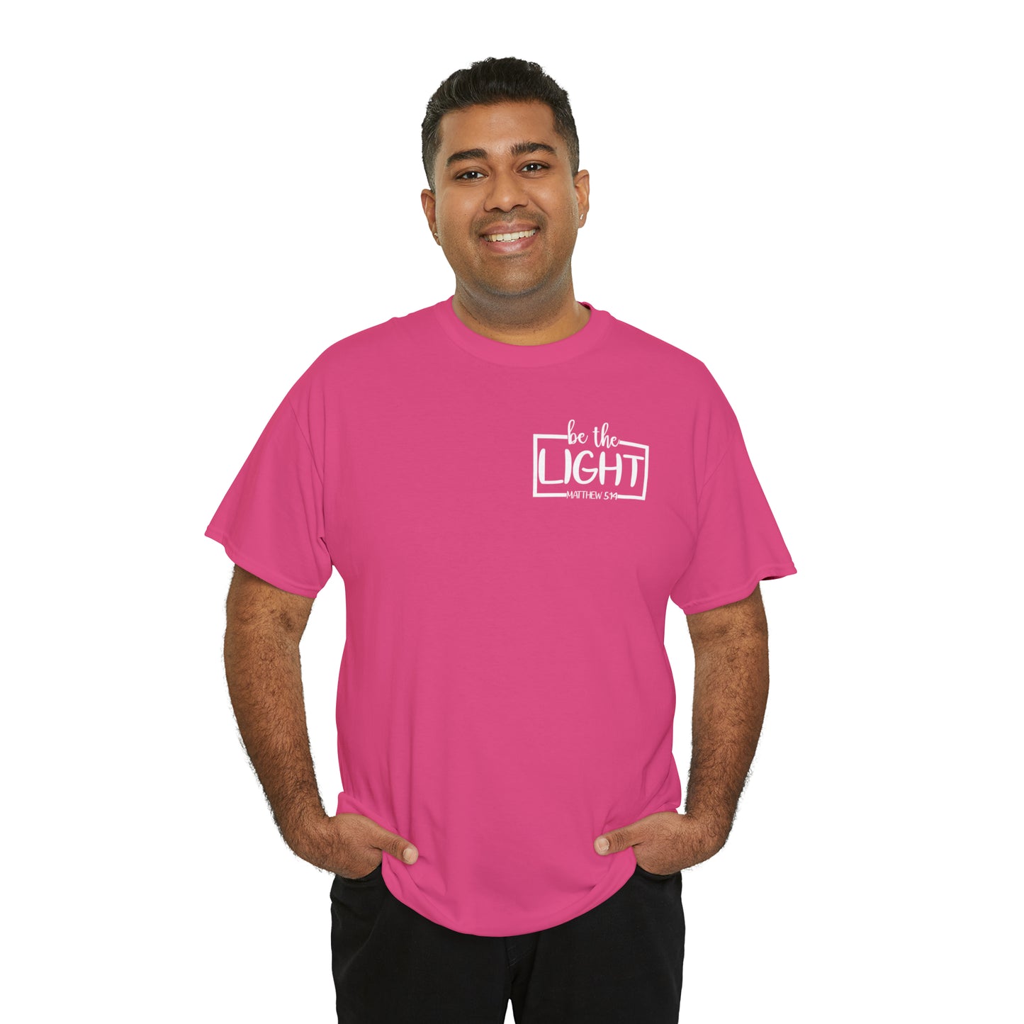 BE THE LIGHT BADGE - DRK TEE