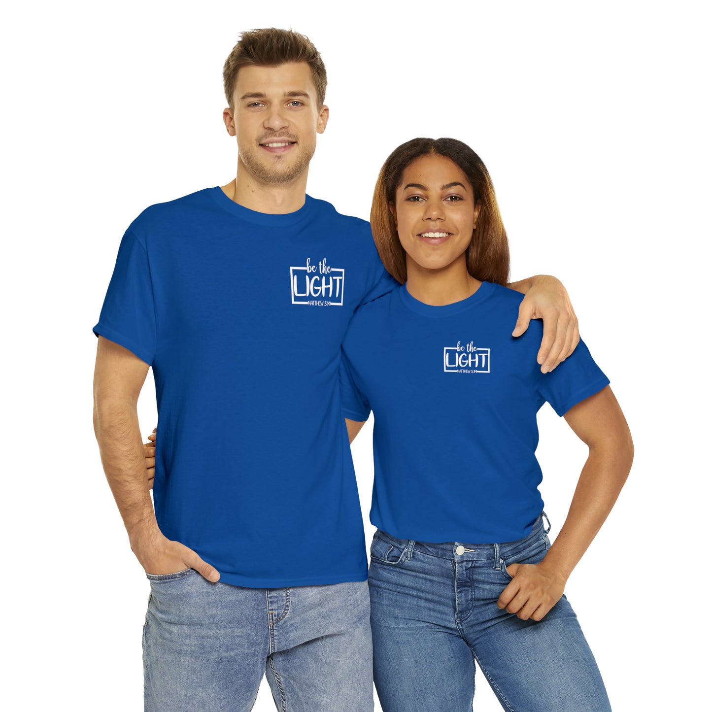 BE THE LIGHT BADGE - DRK TEE