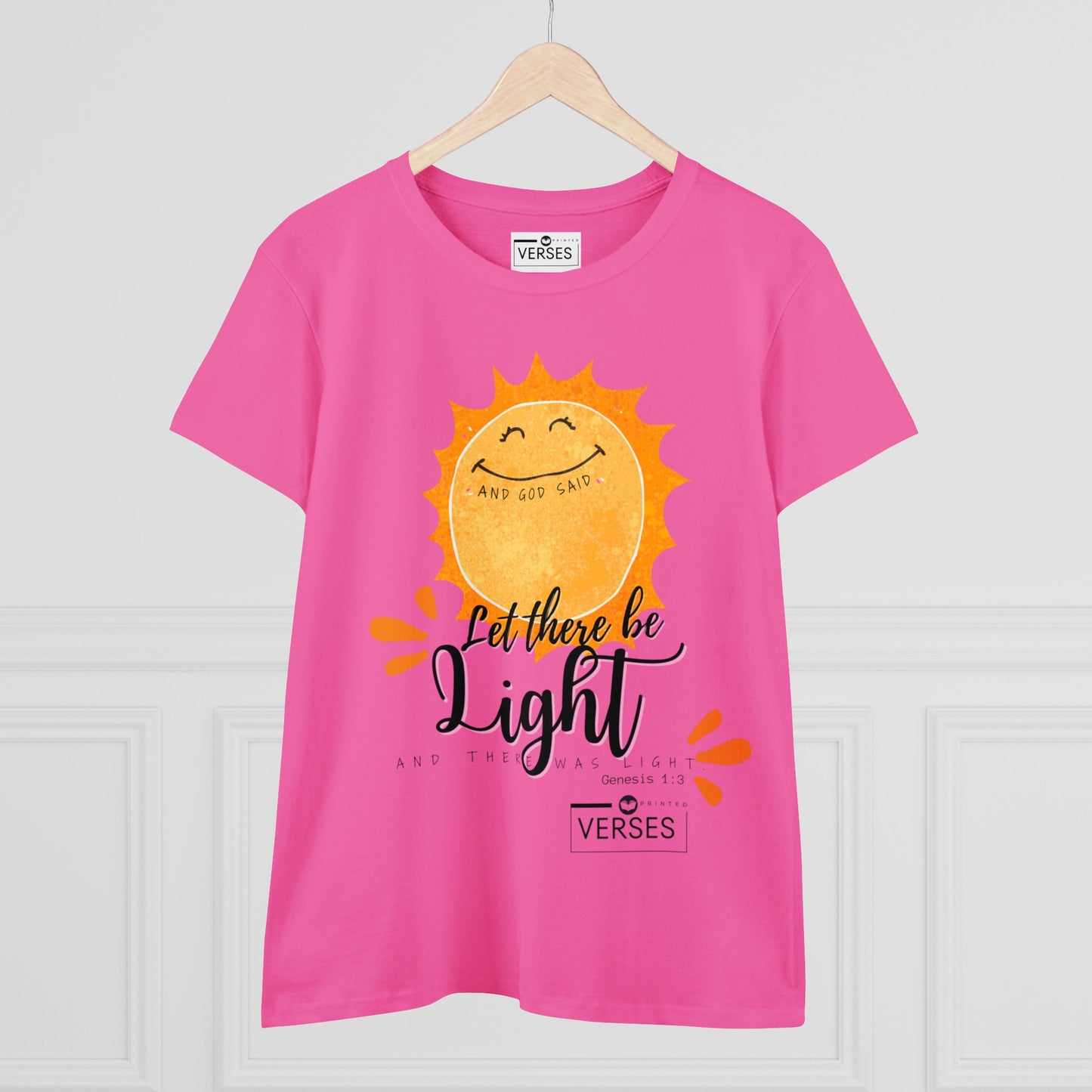 LET THERE BE LIGHT - LADIES COTTON TEE
