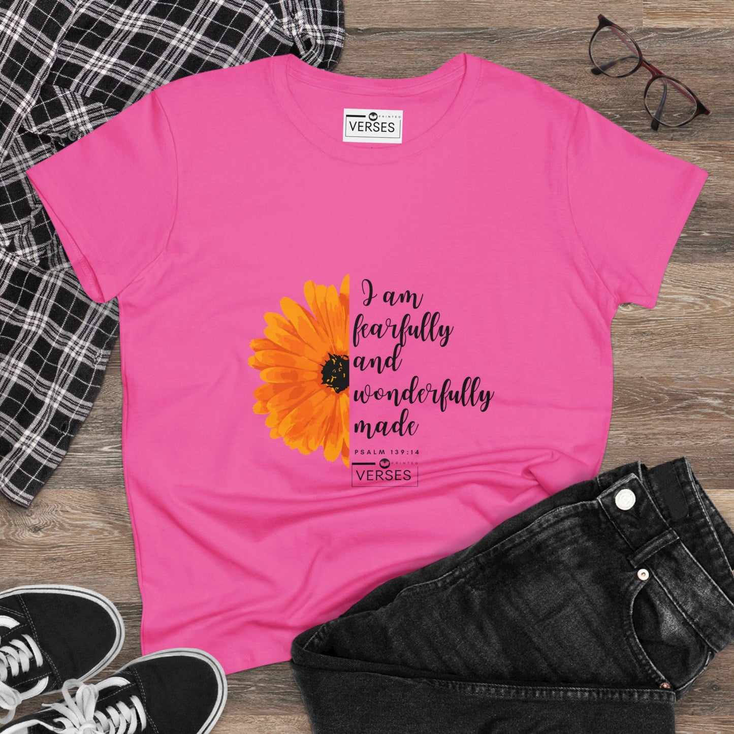 I AM FEARFULLY AND WONDERFULLY MADE - LADIES COTTON TEE