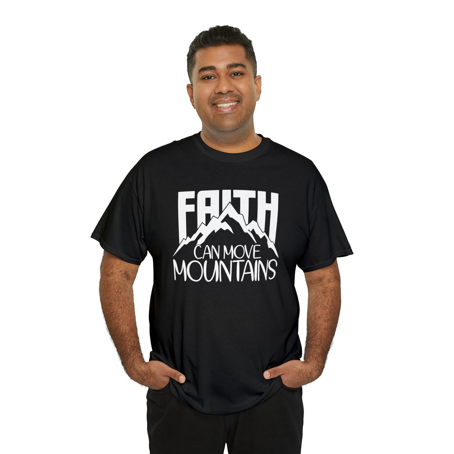 FAITH CAN MOVE MOUNTAINS - DRK TEE