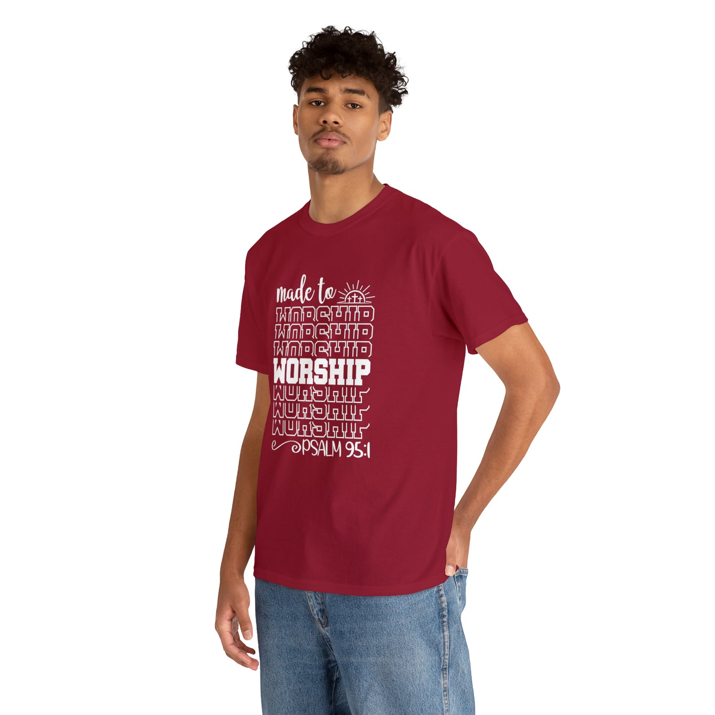 MADE TO WORSHIP - DRK TEE