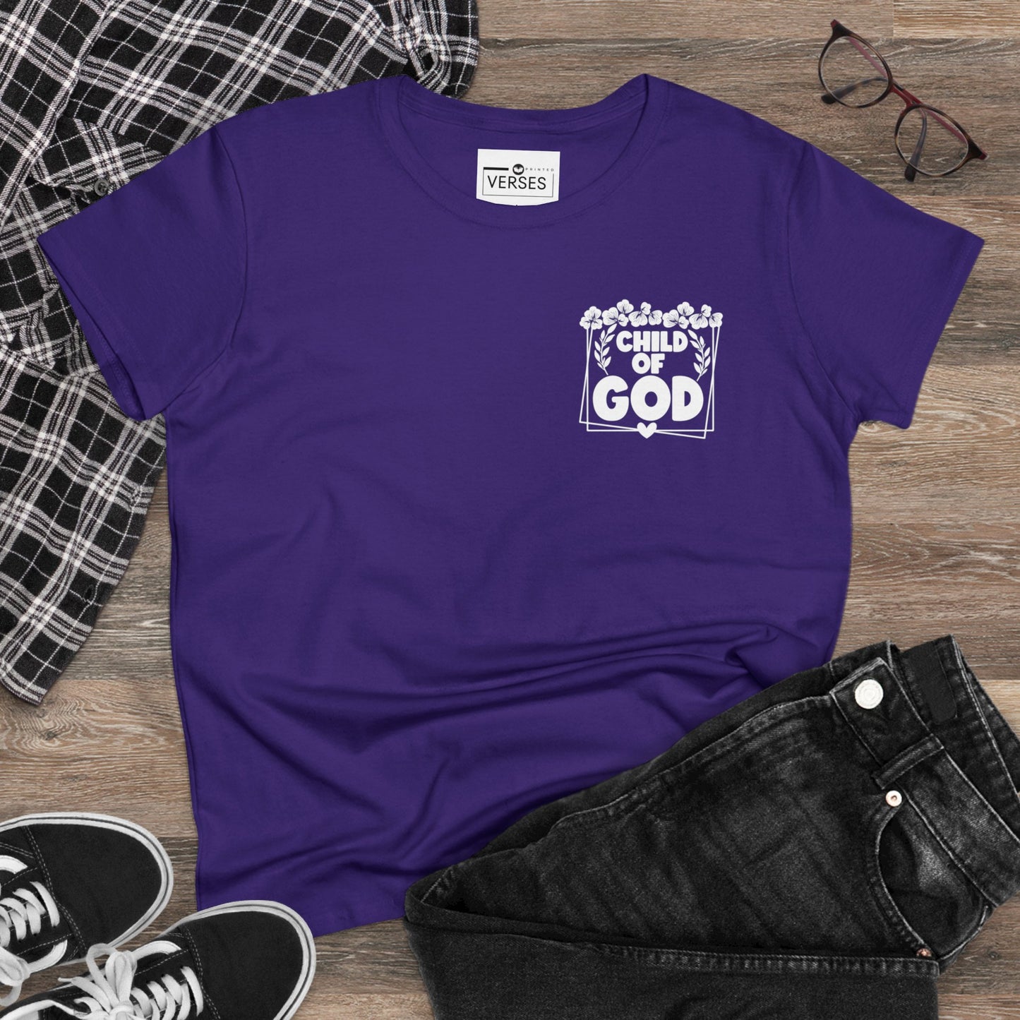 CHILD OF GOD - LADIES DRK TEE