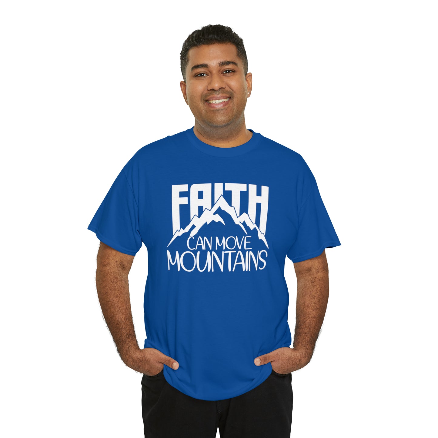 FAITH CAN MOVE MOUNTAINS - DRK TEE