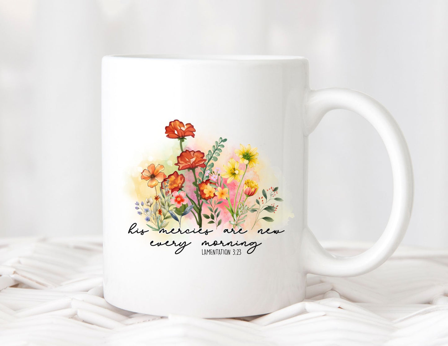 LAMENTATION 3:23 NEW EVERY MORNING - MIRACLE MUG