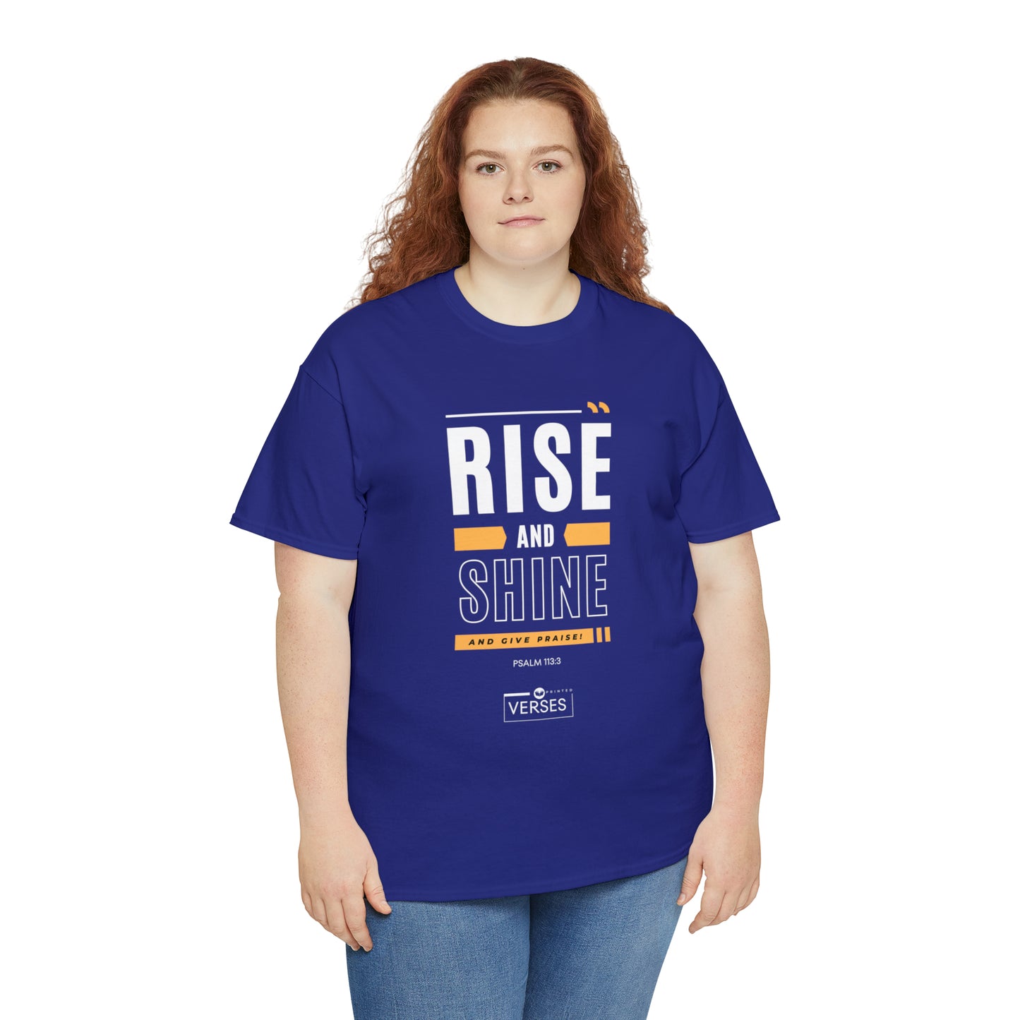 RISE AND SHINE AND GIVE PRAISE - DRK TEE