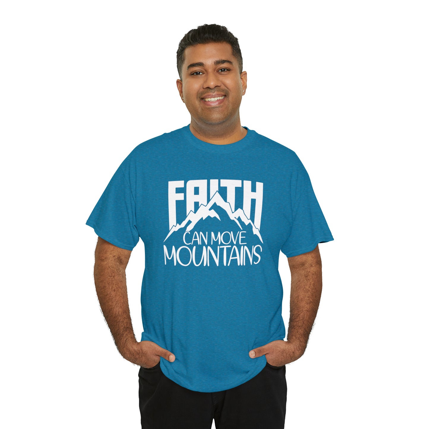 FAITH CAN MOVE MOUNTAINS - DRK TEE