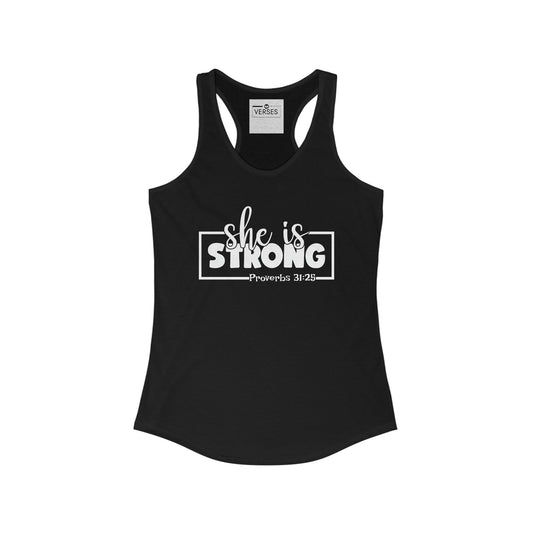 SHE IS STRONG - DRK TOP