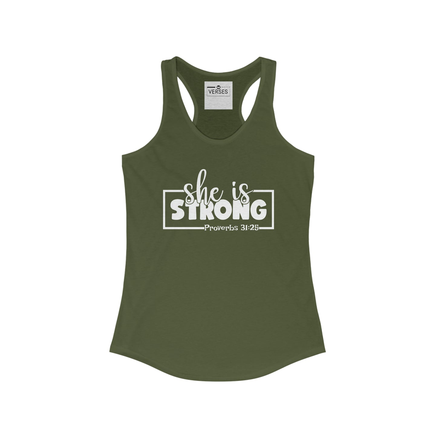 SHE IS STRONG - DRK TOP