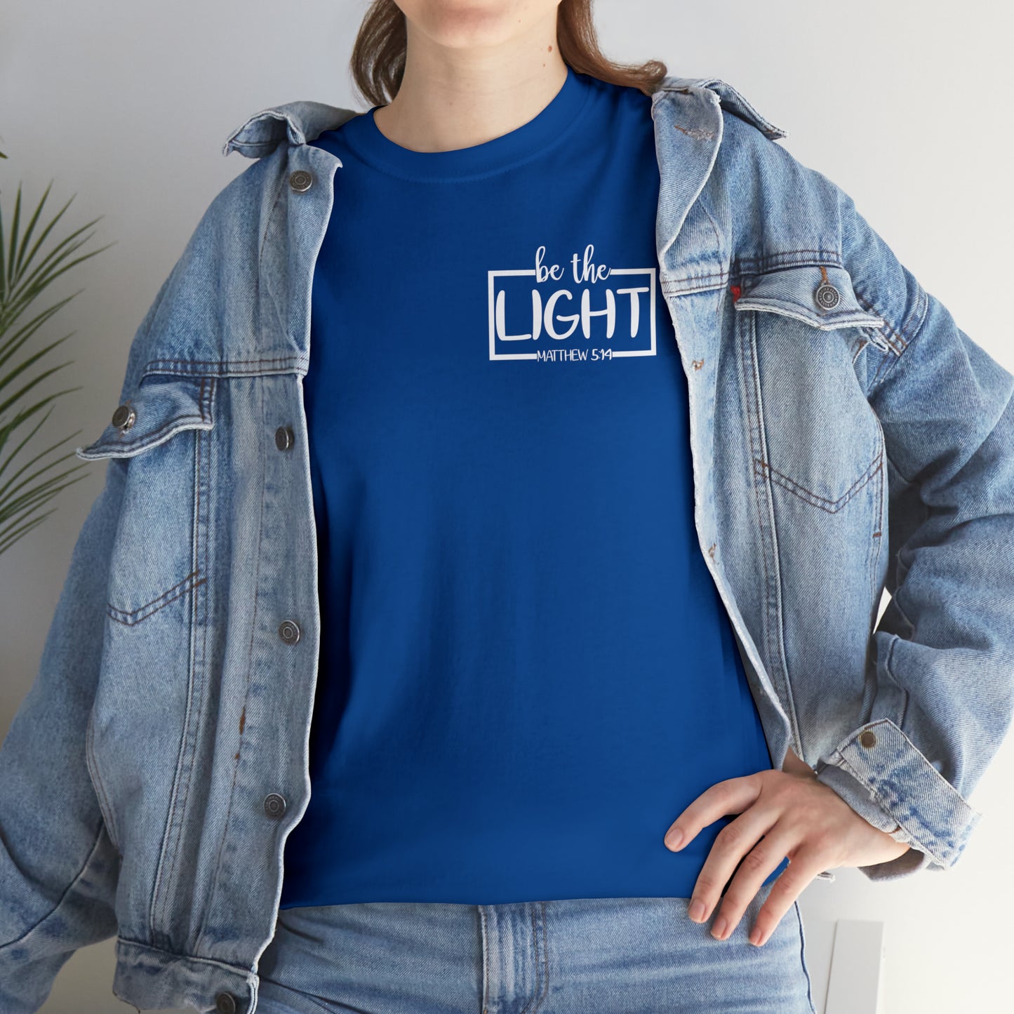BE THE LIGHT BADGE - DRK TEE