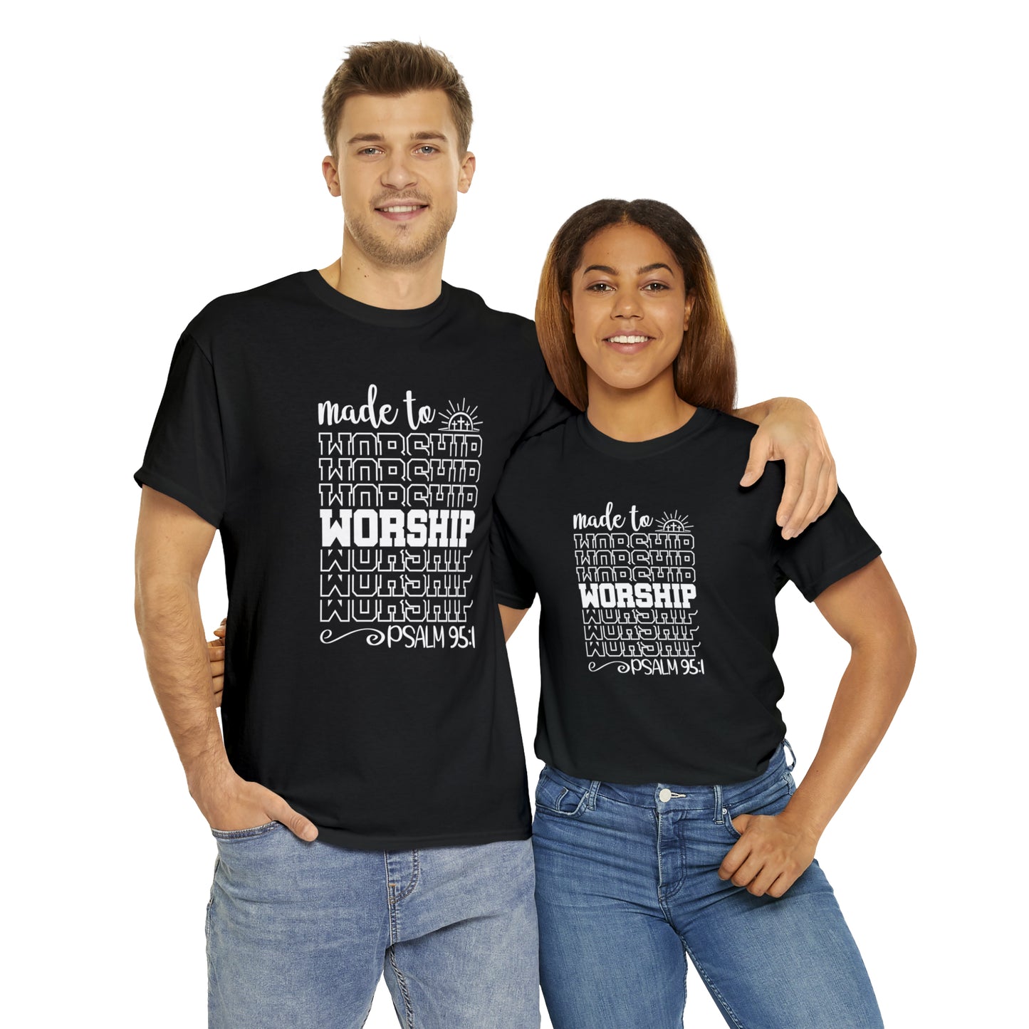 MADE TO WORSHIP - DRK TEE