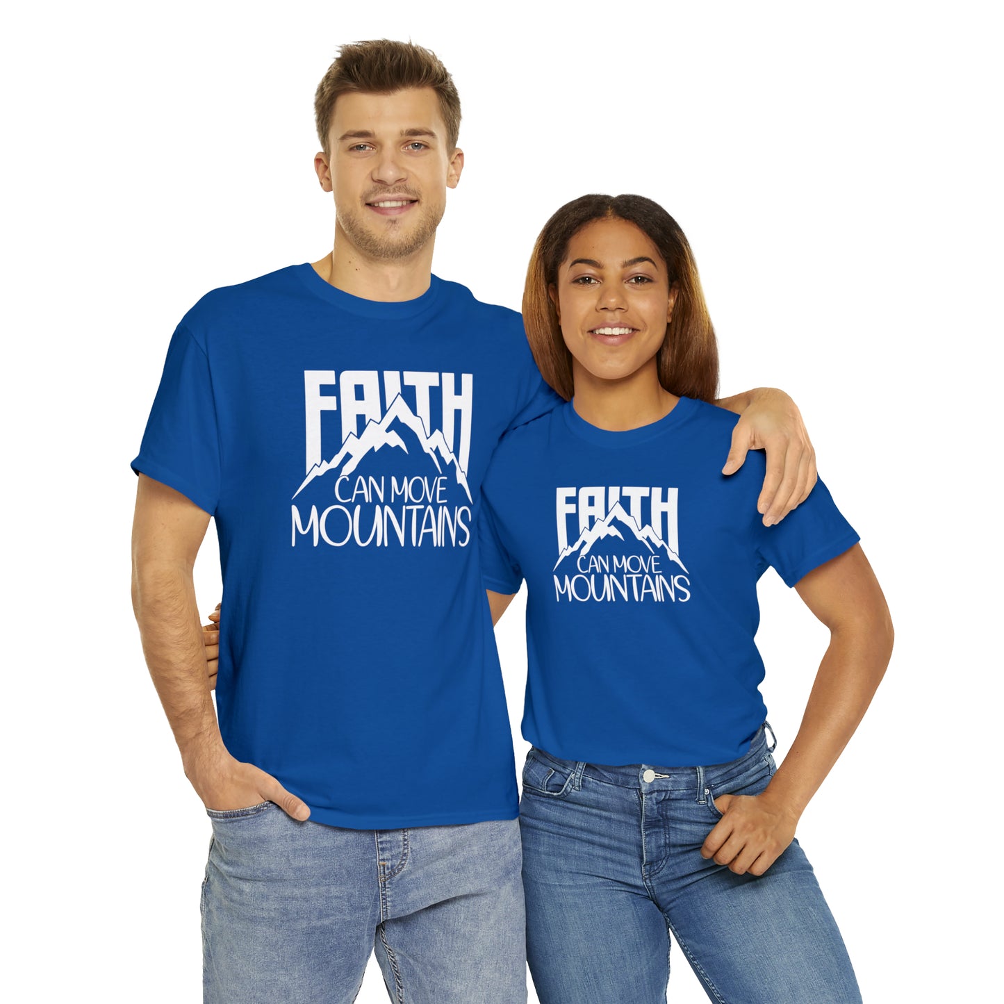 FAITH CAN MOVE MOUNTAINS - DRK TEE