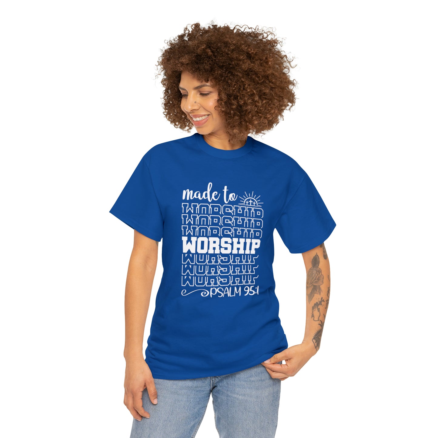 MADE TO WORSHIP - DRK TEE