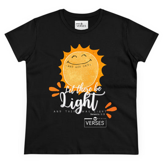 LET THERE BE LIGHT - LADIES DRK TEE