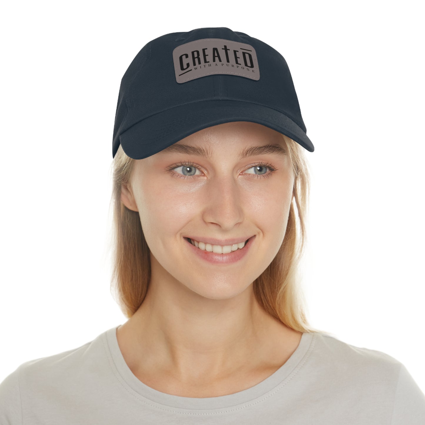 CREATED WITH PURPOSE - LEATHER PATCH CAP