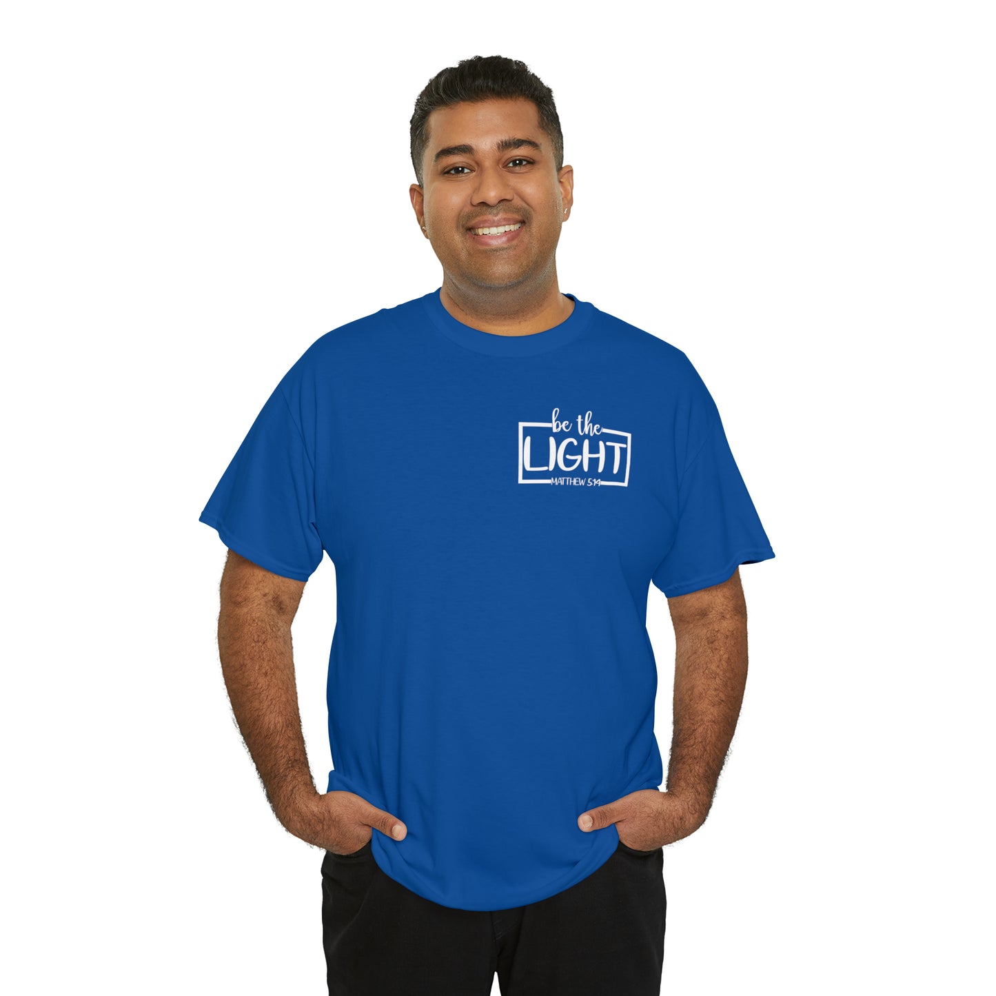 BE THE LIGHT BADGE - DRK TEE