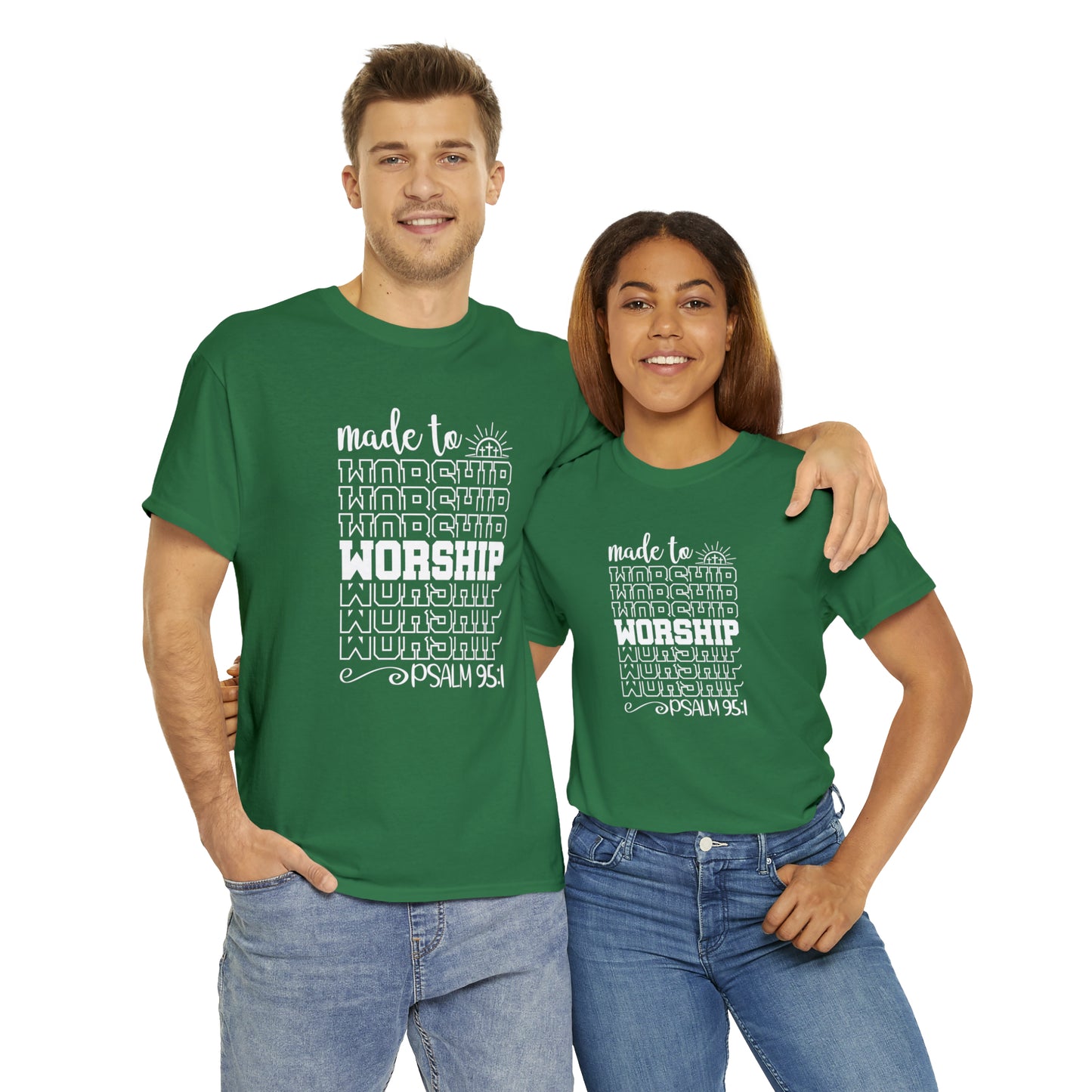 MADE TO WORSHIP - DRK TEE