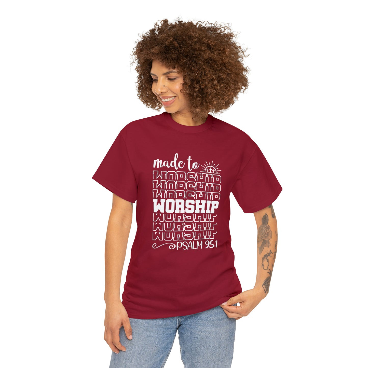 MADE TO WORSHIP - DRK TEE
