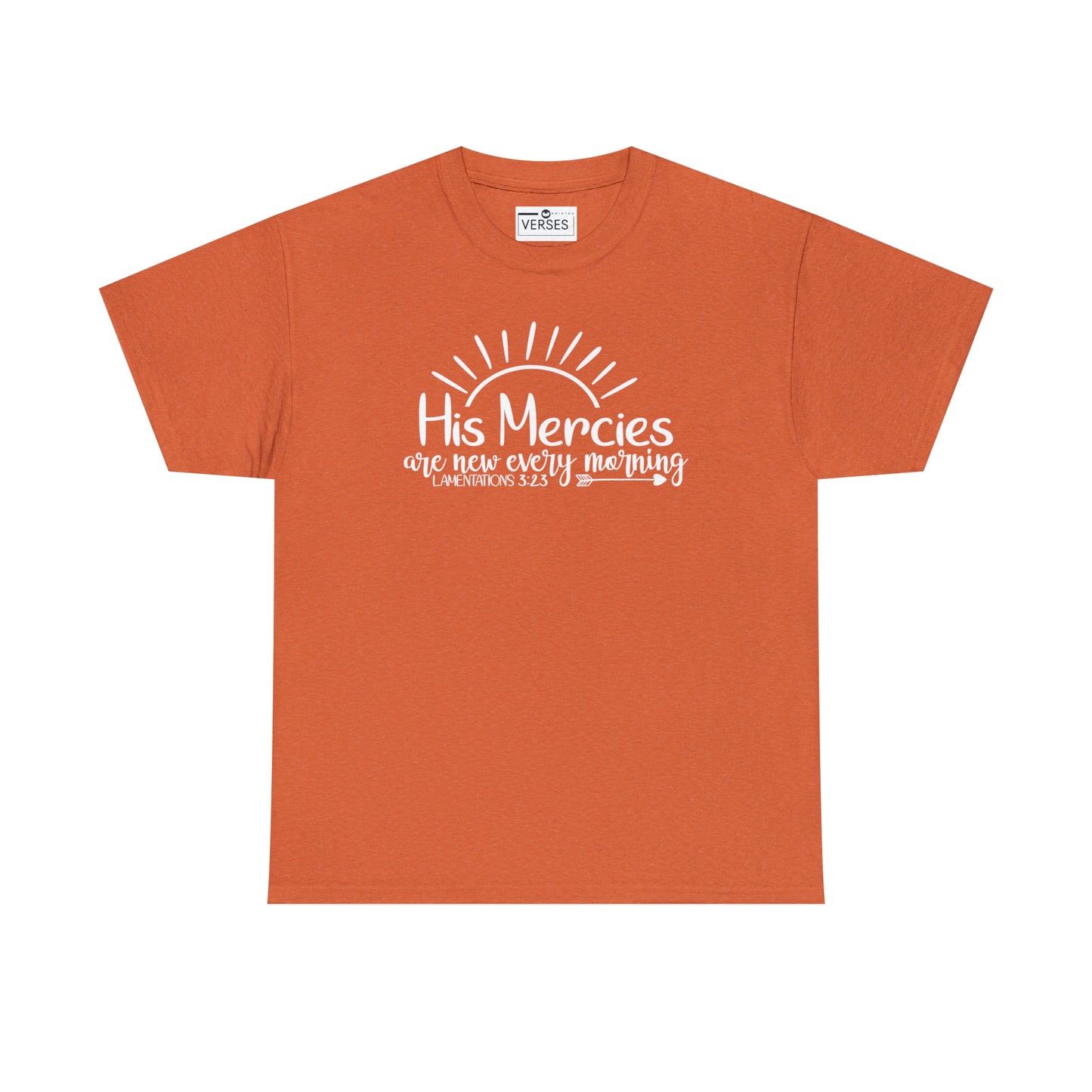 HIS MERCIES ARE NEW EVERY MORNING - DRK TEE