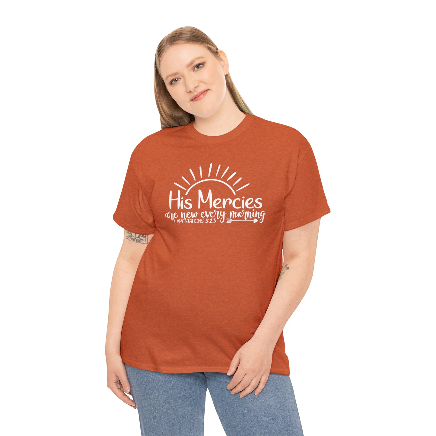 HIS MERCIES ARE NEW EVERY MORNING - DRK TEE