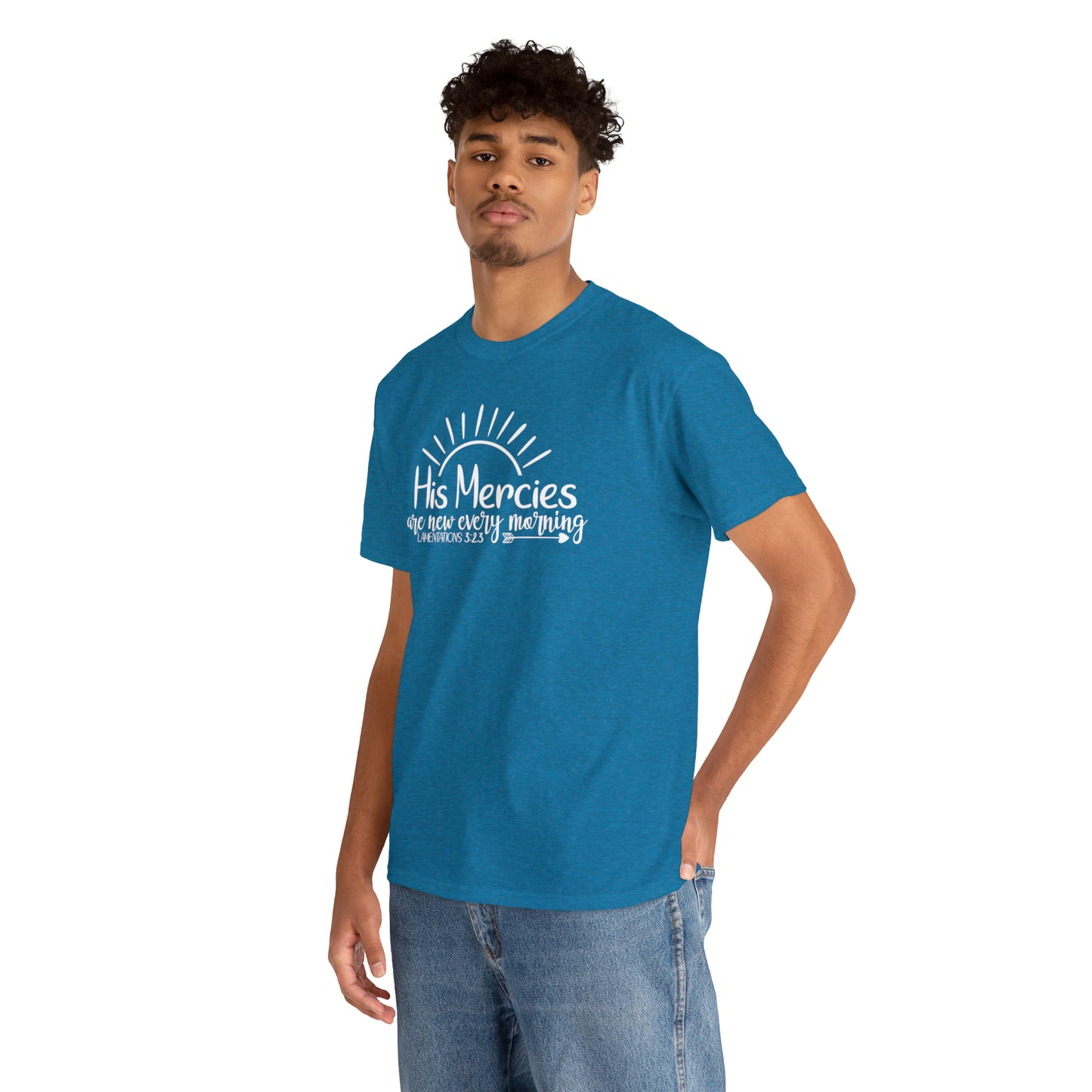 HIS MERCIES ARE NEW EVERY MORNING - DRK TEE