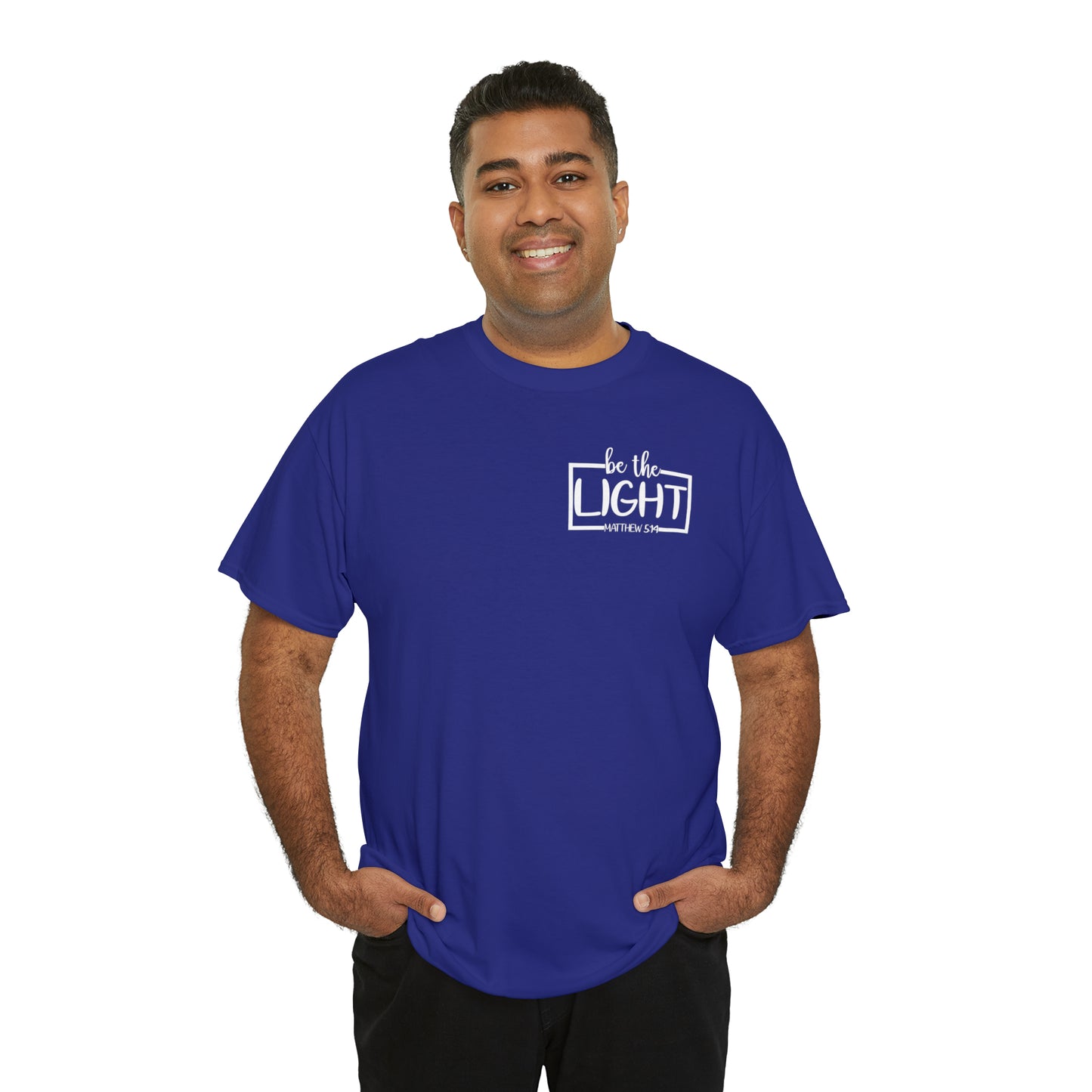 BE THE LIGHT BADGE - DRK TEE