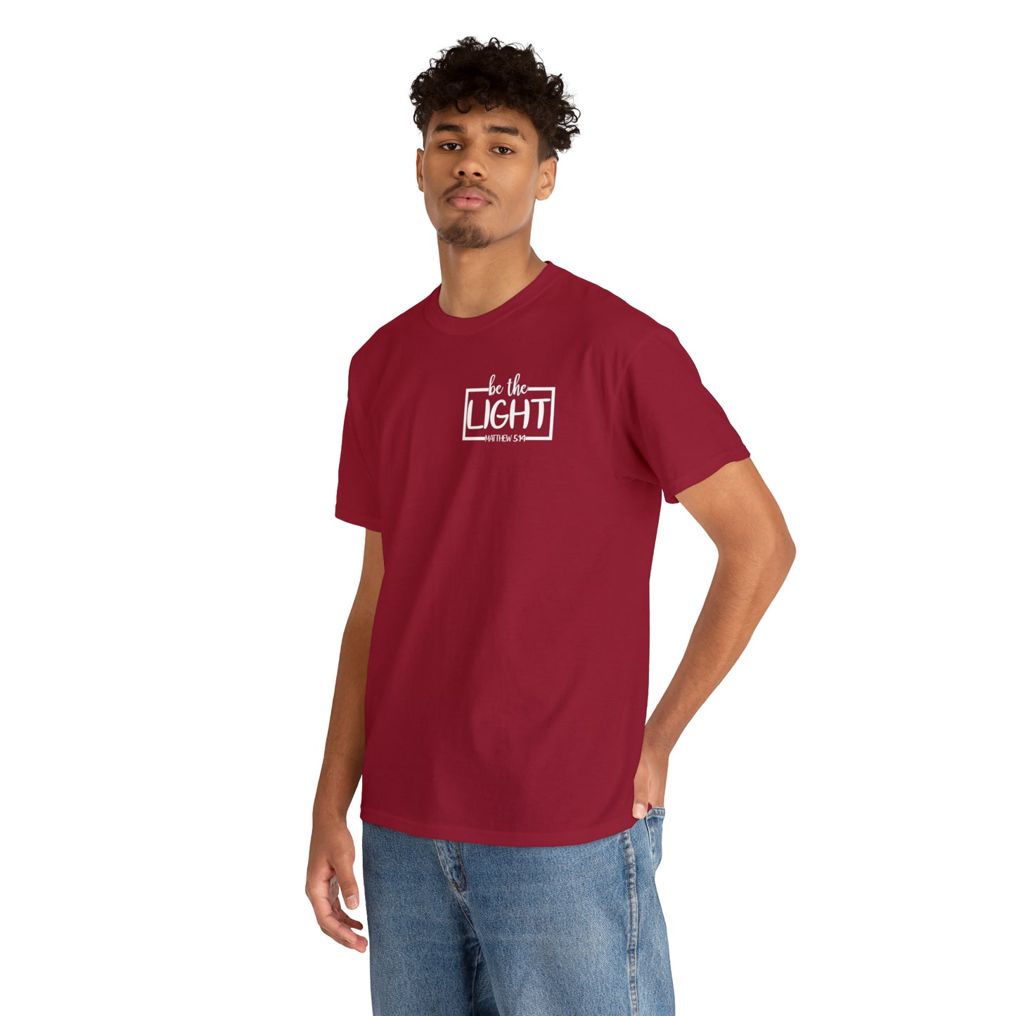 BE THE LIGHT BADGE - DRK TEE