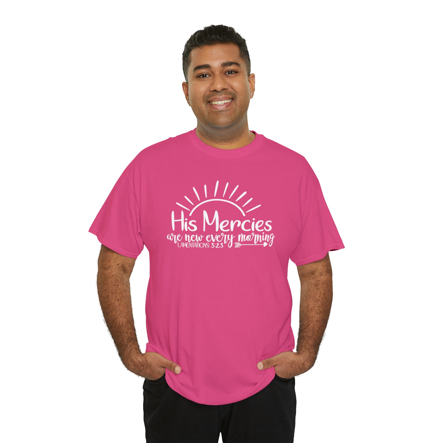 HIS MERCIES ARE NEW EVERY MORNING - DRK TEE