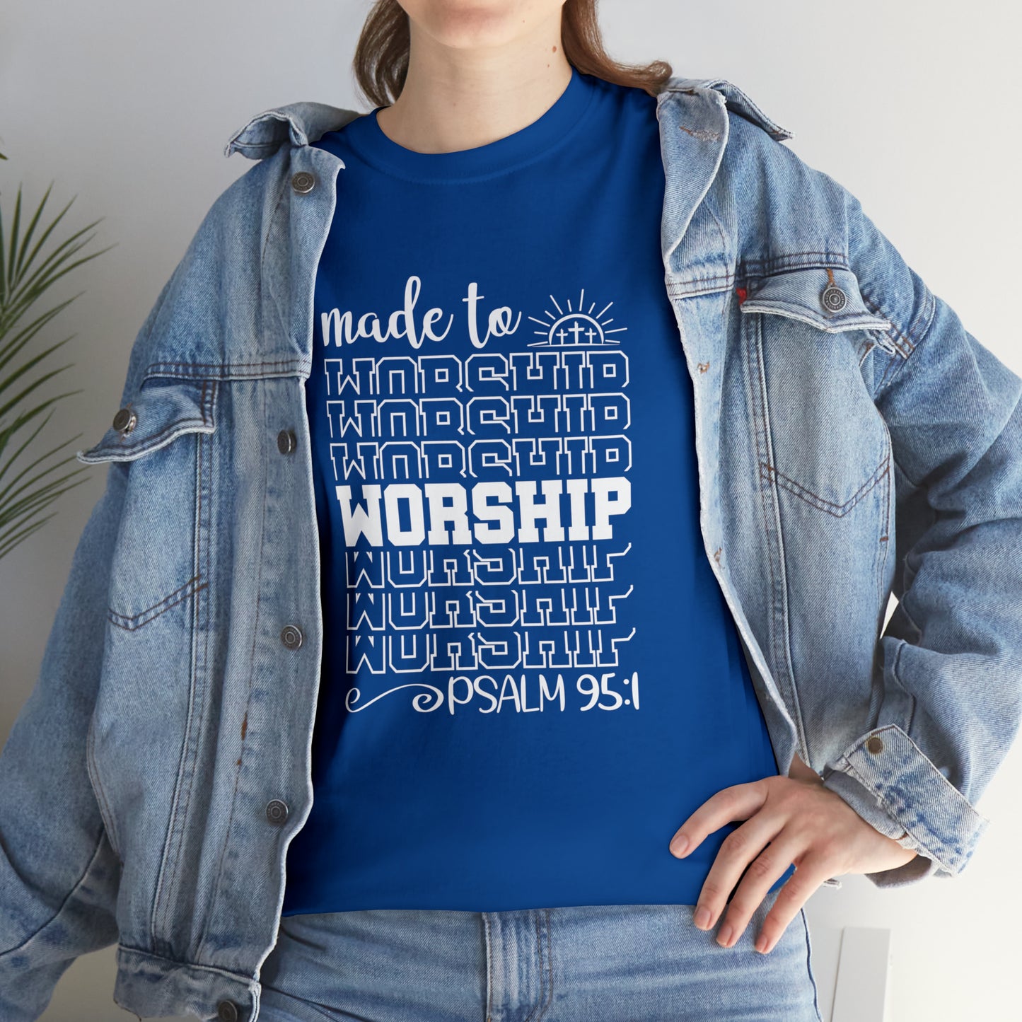MADE TO WORSHIP - DRK TEE