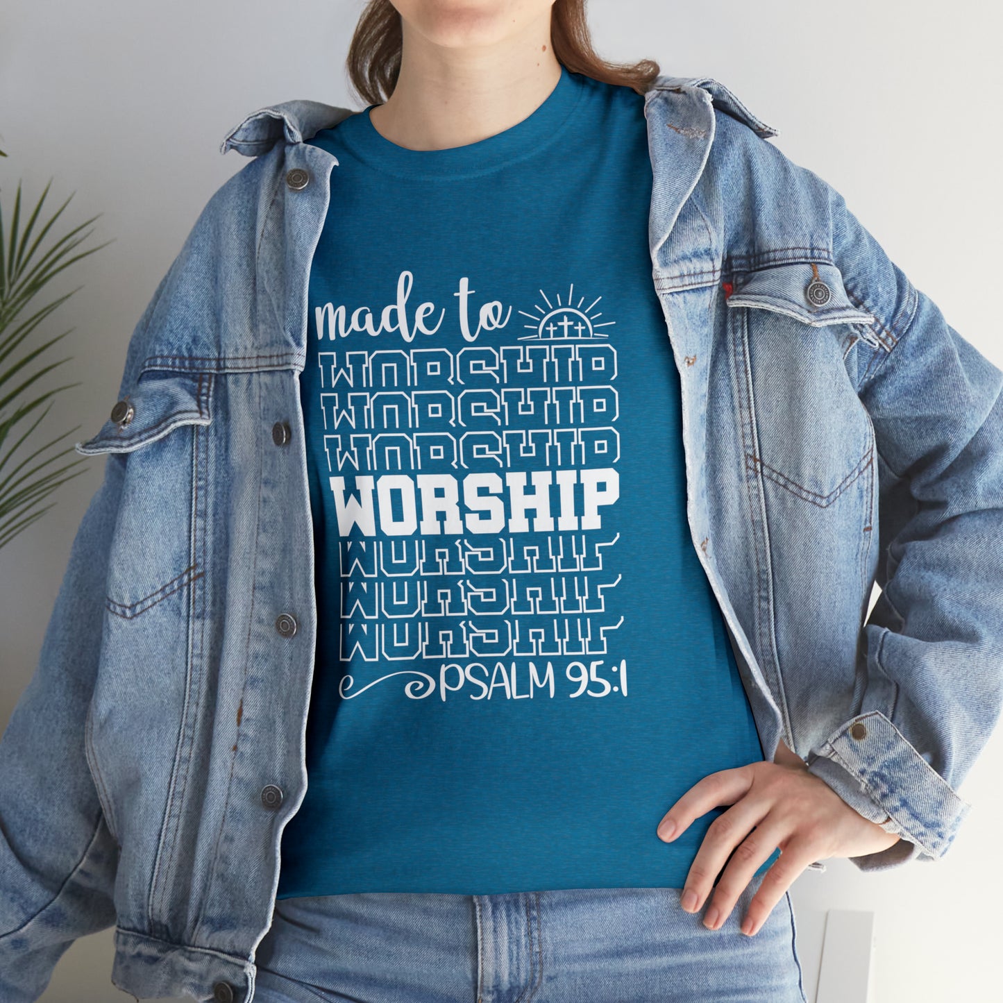 MADE TO WORSHIP - DRK TEE