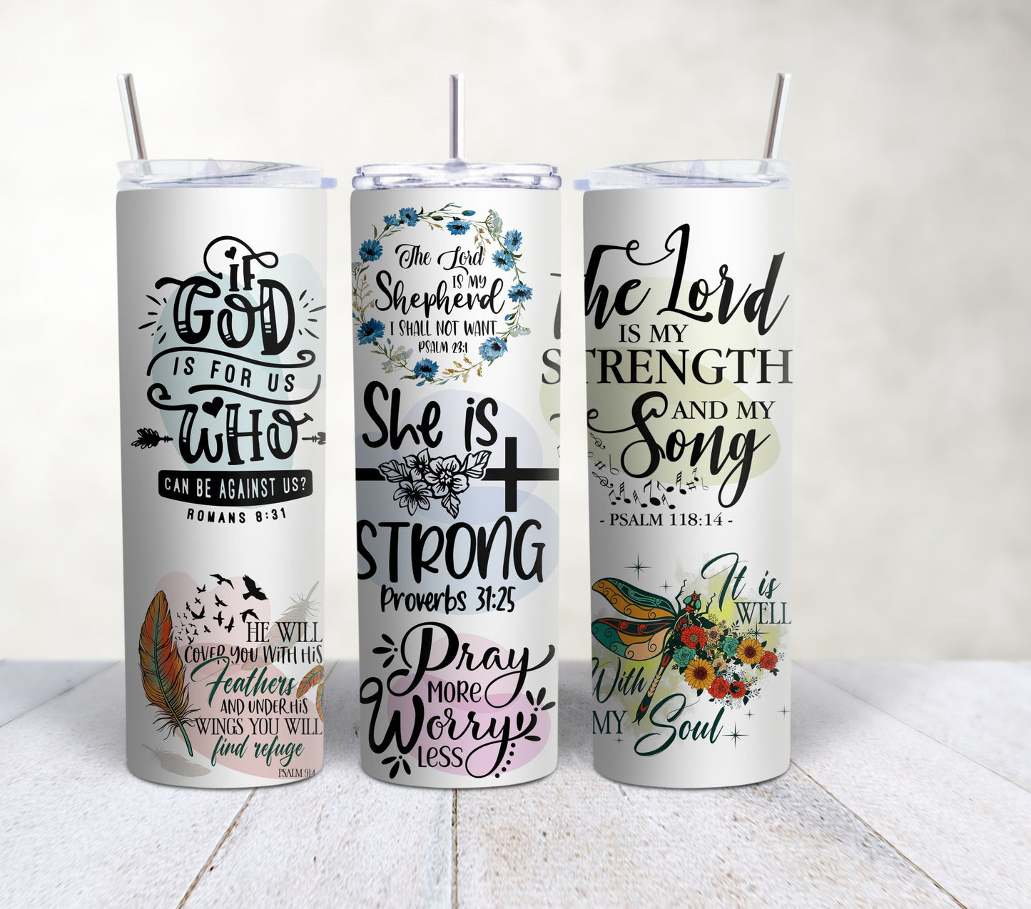 INSPIRED BY FAITH - VERSES TUMBLER