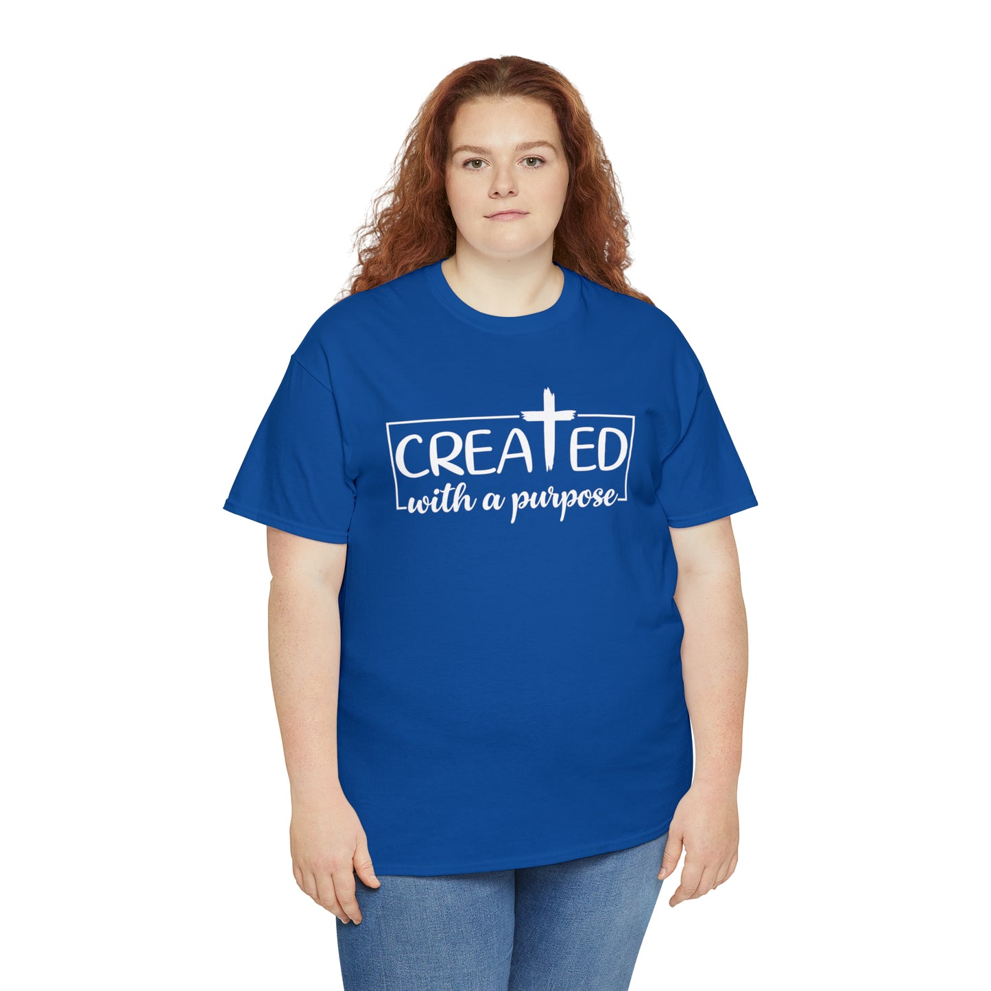 CREATED WITH PURPOSE - DRK TEE