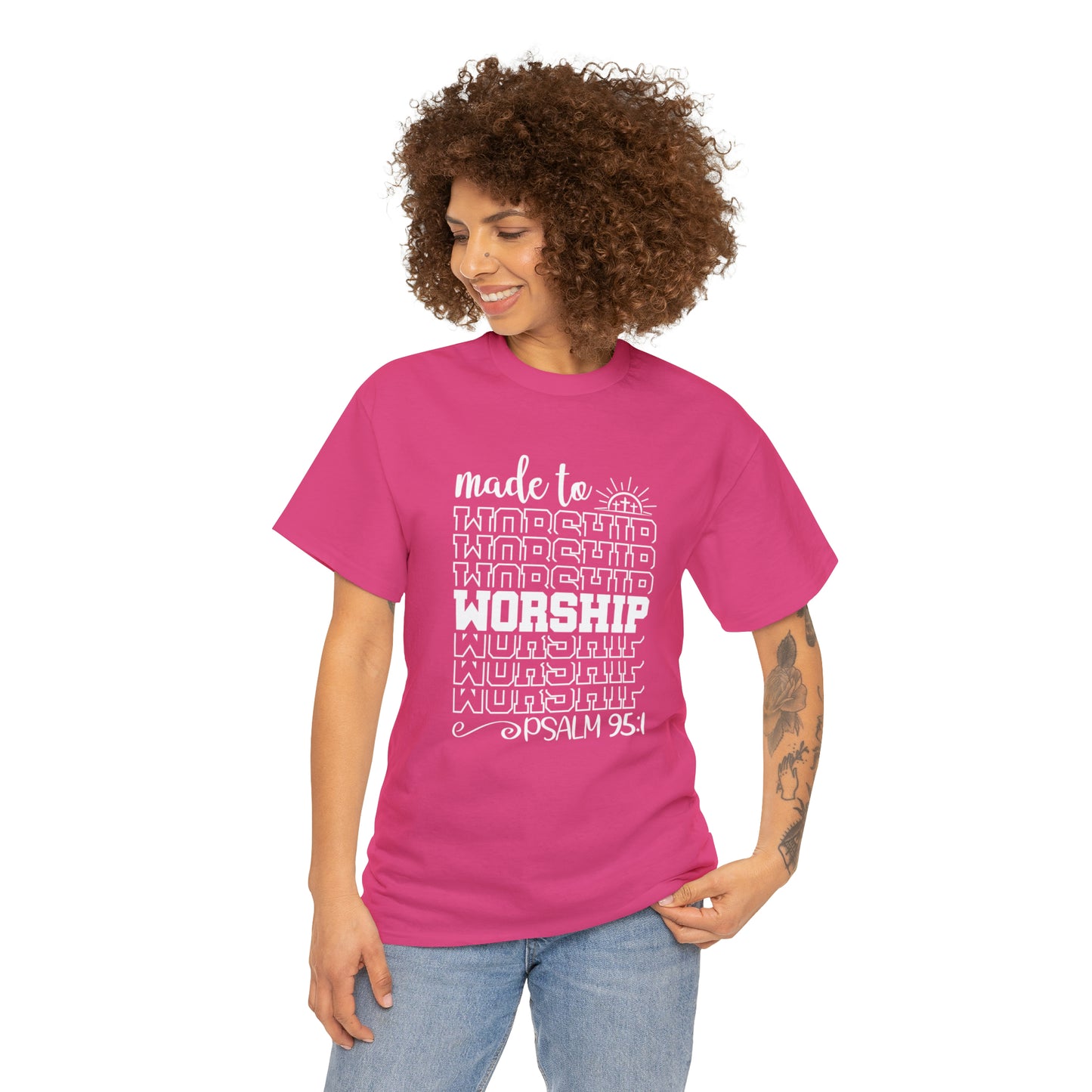 MADE TO WORSHIP - DRK TEE